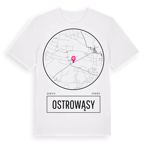 Ostrowąsy t-shirt – ekologisk bomull t-shirt från Pinshirt