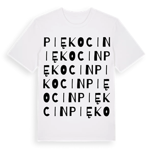 Piękocin ordlek t-shirt – ekologisk bomull t-shirt från Pinshirt