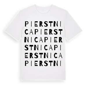 Pierstnica ordlek t-shirt – ekologisk bomull t-shirt från Pinshirt