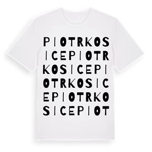 Piotrkosice ordlek t-shirt – ekologisk bomull t-shirt från Pinshirt