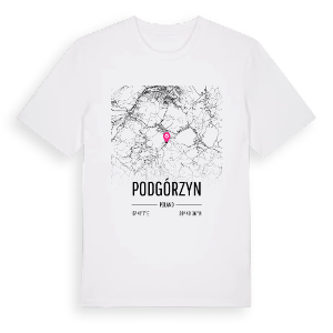 Podgórzyn karta t-shirt – ekologisk bomull t-shirt från Pinshirt