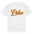 Police baseball t-shirt