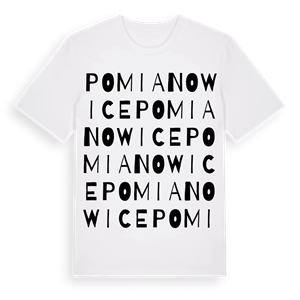 Pomianowice ordlek t-shirt – ekologisk bomull t-shirt från Pinshirt