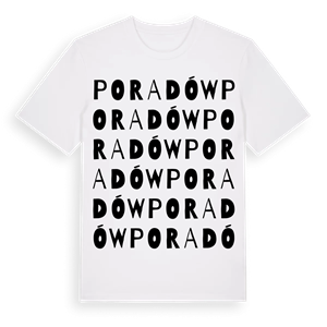 Poradów ordlek t-shirt – ekologisk bomull t-shirt från Pinshirt