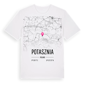 Potasznia karta t-shirt – ekologisk bomull t-shirt från Pinshirt