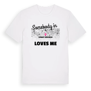 Någon i powiat górowski älskar mig t-shirt – ekologisk bomull t-shirt från Pinshirt
