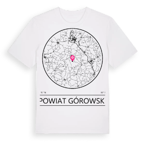 powiat górowski t-shirt – ekologisk bomull t-shirt från Pinshirt
