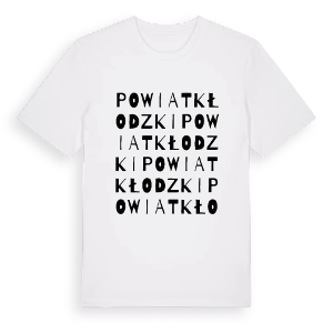 powiat kłodzki ordlek t-shirt – ekologisk bomull t-shirt från Pinshirt