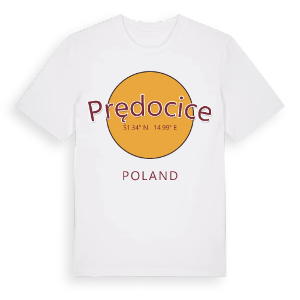 Prędocice cirkel t-shirt – ekologisk bomull t-shirt från Pinshirt
