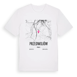 Przedwojów karta t-shirt – ekologisk bomull t-shirt från Pinshirt