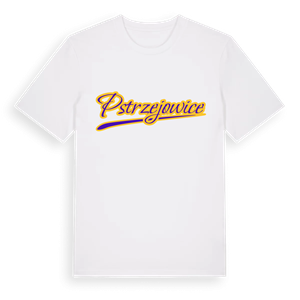 Pstrzejowice baseball t-shirt – ekologisk bomull t-shirt från Pinshirt