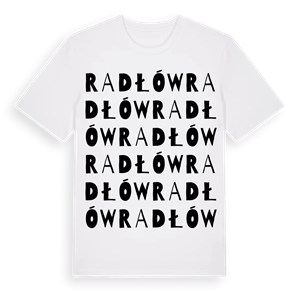 Radłów ordlek t-shirt – ekologisk bomull t-shirt från Pinshirt