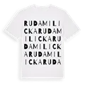 Ruda Milicka ordlek t-shirt