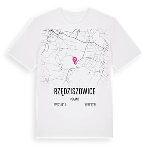 Rzędziszowice karta t-shirt – ekologisk bomull t-shirt från Pinshirt