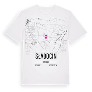 Słabocin karta t-shirt – ekologisk bomull t-shirt från Pinshirt