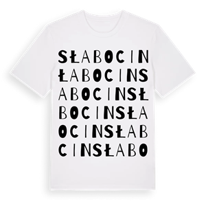 Słabocin ordlek t-shirt – ekologisk bomull t-shirt från Pinshirt