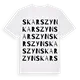 Skarszyn ordlek t-shirt