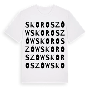 Skoroszów ordlek t-shirt – ekologisk bomull t-shirt från Pinshirt