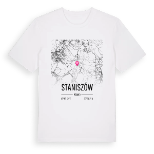 Staniszów karta t-shirt – ekologisk bomull t-shirt från Pinshirt