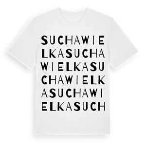 Sucha Wielka ordlek t-shirt – ekologisk bomull t-shirt från Pinshirt