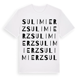 Sulimierz ordlek t-shirt – ekologisk bomull t-shirt från Pinshirt
