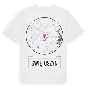 Świętoszyn t-shirt – ekologisk bomull t-shirt från Pinshirt