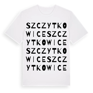 Szczytkowice ordlek t-shirt – ekologisk bomull t-shirt från Pinshirt
