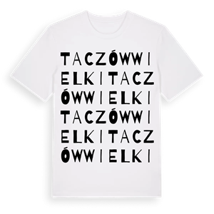 Taczów Wielki ordlek t-shirt – ekologisk bomull t-shirt från Pinshirt