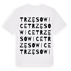 Trzęsowice ordlek t-shirt – ekologisk bomull t-shirt från Pinshirt