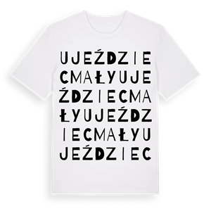 Ujeździec Mały ordlek t-shirt – ekologisk bomull t-shirt från Pinshirt