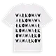 Wałkowa ordlek t-shirt