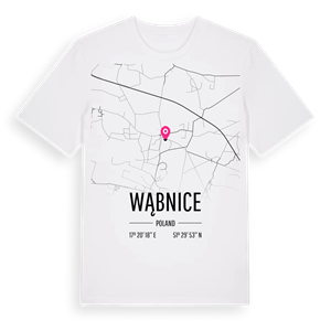 Wąbnice karta t-shirt – ekologisk bomull t-shirt från Pinshirt