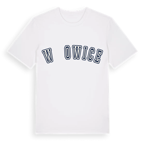 Wężowice college t-shirt – ekologisk bomull t-shirt från Pinshirt