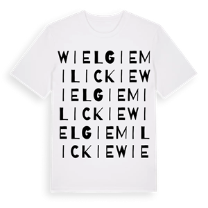Wielgie Milickie ordlek t-shirt – ekologisk bomull t-shirt från Pinshirt
