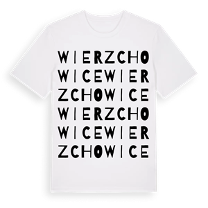 Wierzchowice ordlek t-shirt – ekologisk bomull t-shirt från Pinshirt