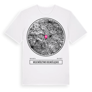 województwo dolnośląskie t-shirt – ekologisk bomull t-shirt från Pinshirt