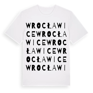 Wrocławice ordlek t-shirt – ekologisk bomull t-shirt från Pinshirt