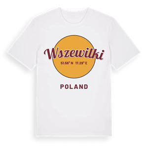 Wszewilki cirkel t-shirt – ekologisk bomull t-shirt från Pinshirt