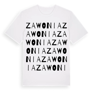 Zawonia ordlek t-shirt – ekologisk bomull t-shirt från Pinshirt