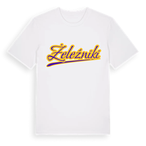 Żeleźniki baseball t-shirt – ekologisk bomull t-shirt från Pinshirt