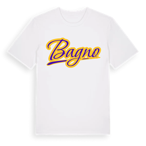 Bagno baseball t-shirt – ekologisk bomull t-shirt från Pinshirt