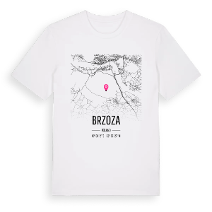 Brzoza karta t-shirt – ekologisk bomull t-shirt från Pinshirt