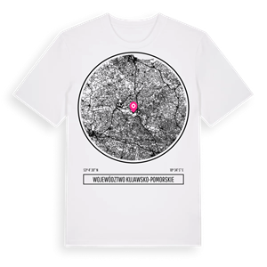 województwo kujawsko-pomorskie t-shirt – ekologisk bomull t-shirt från Pinshirt