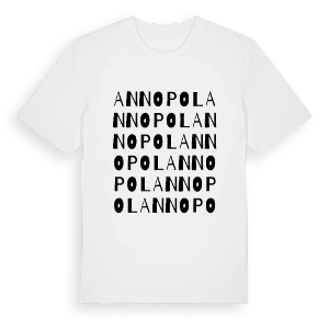 Annopol ordlek t-shirt – ekologisk bomull t-shirt från Pinshirt