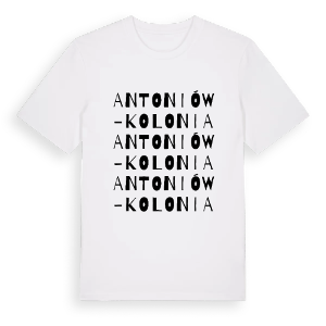 Antoniów-Kolonia ordlek t-shirt – ekologisk bomull t-shirt från Pinshirt