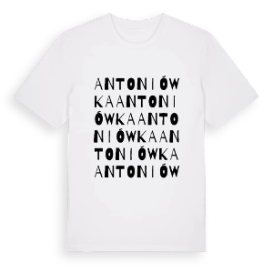 Antoniówka ordlek t-shirt – ekologisk bomull t-shirt från Pinshirt