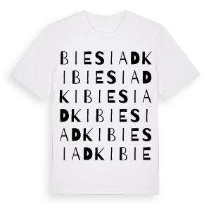 Biesiadki ordlek t-shirt – ekologisk bomull t-shirt från Pinshirt