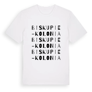 Biskupie-Kolonia ordlek t-shirt – ekologisk bomull t-shirt från Pinshirt