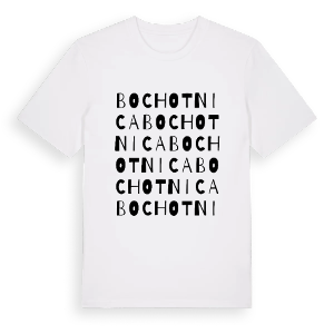 Bochotnica ordlek t-shirt – ekologisk bomull t-shirt från Pinshirt