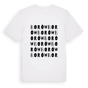 Borów ordlek t-shirt – ekologisk bomull t-shirt från Pinshirt